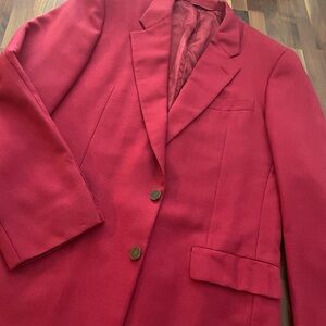 Hickey Freeman Red Blazer
